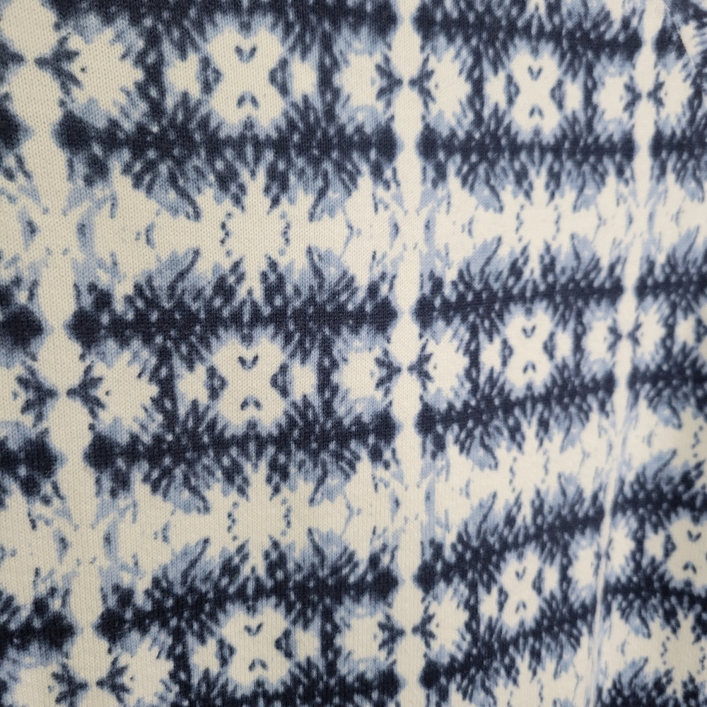 Pendleton Cardigan Sweater 100% Cotton Womens Small Blue White Button Front - Picture 6 of 8